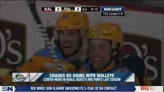 Toledo Walleye Re-sign Sam Craggs