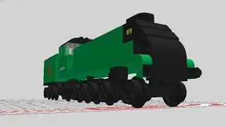 LNER A4 Mallard and Bittern Flying by the camera (Draw Bricks)