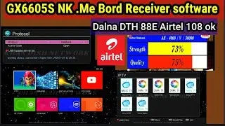 GX6605S NK-ME SERIES NEW SOFTWARE update  WITH AUTO ROLL BISS KEY