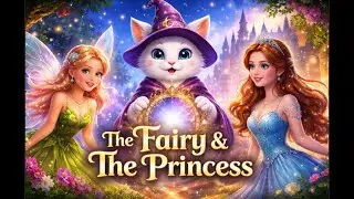 🌹👑The Fairy & The Princess | Magical Body Swap Story | 妖精と王女 | 童话魔法 #cat #animation #magic  p1