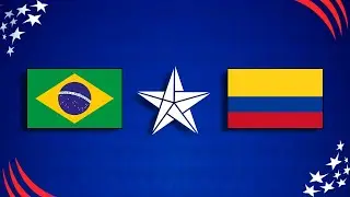 🔴 BRASIL VS COLOMBIA IDA | SEMIFINAL | COPA ÁMERICA | #Roblox #realfutbol24 #starleague