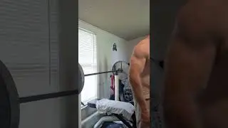 Preacher curls and close grip bench press #homefitness #dadbod