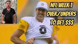 NFL WEEK 1 OVER/UNDER POINT TOTALS TO BET $$$