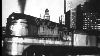 Historical perspective on U.S. railroads.  Archive film 32307