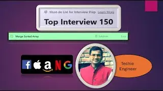 Merge Sorted Array !! Top Interview 150 series !! Easy Array Problem 