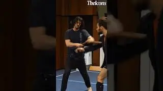 Keanu Reeves Trying Stunts BTS For Upcoming John Wick📳#keanureeves
