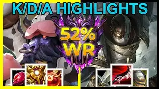 【 Alistar 】vs Pyke - MASTER - Support - Patch 11.15 - K/D/A Highlights