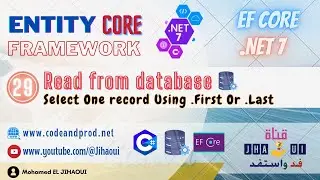 29 EntityFramework Core .NET 7 - Book App - Select One Using .First and .Last #dotnet7