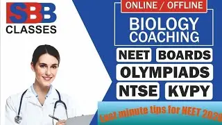 NEET 2020 LAST MIN TIPS
