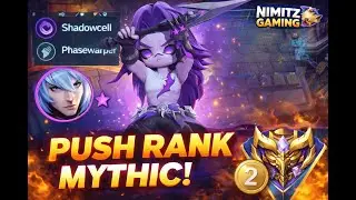 Nyaris Juara 1 😱 Push Rank Mythic Moskov Shadowcell + Phasewarper | Magic Chess Go Go