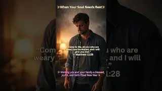 ✨ When Your Soul Needs Rest #morningprayer #prayer #jesus #god