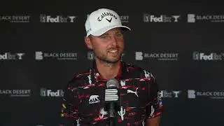 Adam Svensson Friday Flash Interview 2024 Black Desert Championship