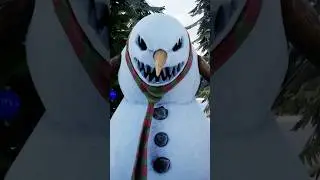 Evil snowman, Coffin dance song cover part 541#feedshorts #scary #snowman #funny