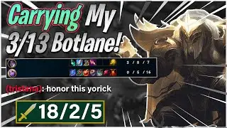 1v9 yorick build season 12 league of legends!