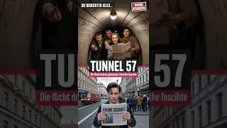 Ein Tunnel, 57 Fl&uuml;chtlinge, eine wahre Heldentat gegen die Mauer! #Tunnel57#Freiheit#Shorts