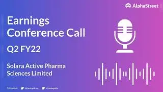 SOLARA Stock | Solara Active Pharma Sciences Limited Q2 FY22 Earnings Concall