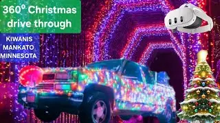Kiwanis Mankato Minnesota in 360⁰ VR -Holiday Light Drive