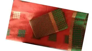 Checked bouse designs/ cotton saree blouse design/ checked saree blouse design/cutting & stitching