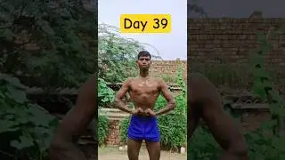 60 Day workout challenge day 39🔥💪| #fitnessmotivation #gym #janmashtami#shorts #desihomegym#minivlog