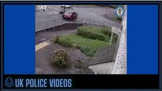 RTC Cyclist Vs, Car Driver Jailed At Warwick Crown Court - CCTV Footage of Incident. VIEWER CAUTION