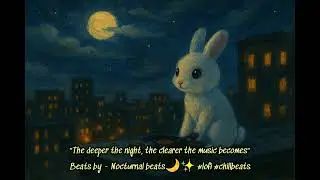 🎧 Midnight, Lo-fi Music - Gentle collapse, Beats by Nocturnal rabbit🌙