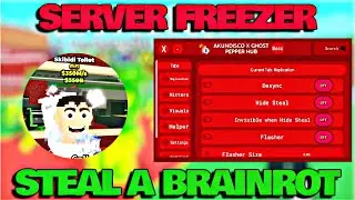 Steal A Brainrot Script - SERVER FREEZER, FPS EATER, ANTI HIT, DESYNC, BRAINROT SPAWNER & MORE