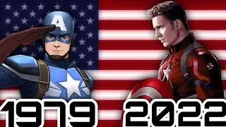 Capitan America evolution 1979 - 2022
