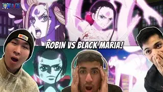 ROBIN VS BLACK MARIA!! | ONE PIECE EPISODE 1043 REACTION
