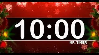 10 Minute Timer with Christmas Music! Countdown Timer for Kids!