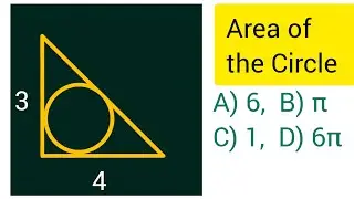 Geometry Problem on Triangle and Incircle/Math Olympiad/SAT/GRE/GMAT/CAT/BANK PO/ CBSE 
