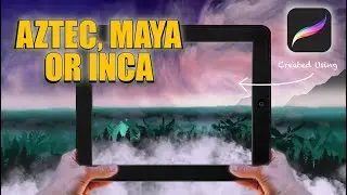 'Aztec, Maya or Inca?' (🏯) - Digital Art Timelapse | Procreate Art on an Apple iPad