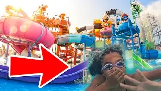 Удивляем Лину отдыхом в крытом аквапарке Калахари!!