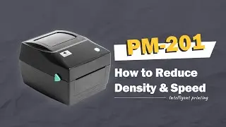 Phomemo PM201 Tutorial: (Win10) Reduce Density&Speed to Avoid Paper Jams/Half Prints Only and Stops