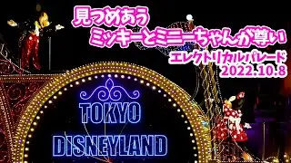 【4K／ノーカット】キャラのアップ多め「エレクトリカルパレード・ドリームライツ」  ディズニーランド  2022年10月8日   Electrical Parade # 454