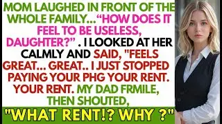 Mom laughed in front of the whole family...“How does it feel to be useless, daughter?”