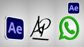 3D Logo Animation in After Effects Tutorial | No Plugin | APphotography