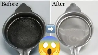 How to clean sieve / clean tea strainer /metal sieve cleaning |Sajal areej hacks