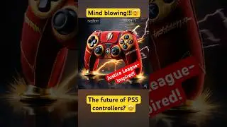 DC-inspired PS5 game pads! #justiceleague #ps5controller #dccomics upgrades!