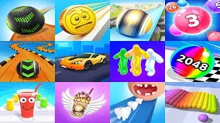 Going Balls VS Sky Rolling Balls Race Master 3D Smile Rush Marble Run 3D Canvas Run 260320231120