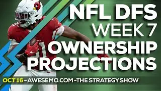 NFL DFS Strategy - Week 7 Ownership First Look - Yahoo FanDuel FantasyDraft DraftKings