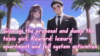 Give up the proposal and dump the toxic girl. Reward: luxury apartment and full system activation