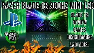 Обзор и тест игр Razer Blade 18 300 Гц Mini-Led 4080 в реальном времени