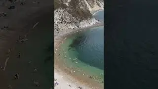 UK drone footage. Durdel Door #beach #ukscenery #travel #coast