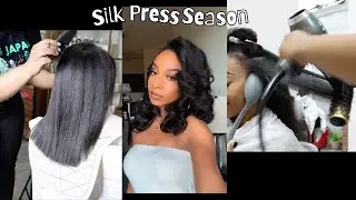 SILK PRESS || TRIM feat. @thecottagespa