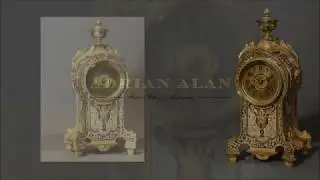 A Fine Gilt-Bronze and Champlev&eacute; Enamel Clock