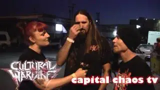 CULTURAL WARFARE (Interview) 06/01/14 @ Oakland Metro Operahouse on CAPITAL CHAOS TV