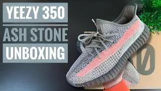 Yeezy Boost 350 V2 'Ash Stone' | Unboxing | 4K | Sneaker Therapy