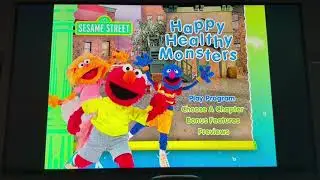 Sesame Street HAPPY HEALTHY MONSTERS DVD Menu Walkthrough