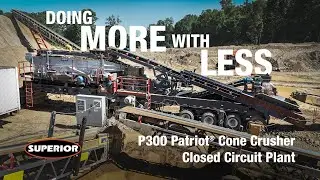 Patriot® Cone Crusher Closed Circuit Portable Plant