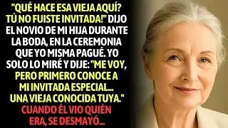 En La Boda De Mi Hija, Su Novio Me Dijo Que Me Fuera. Cancelé Todos Los Contratos De La Ceremonia...
